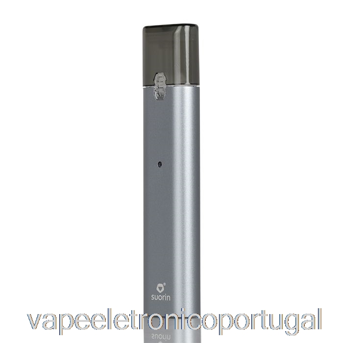 Vape Eletronico Suorin Isshare Single Portable Pod Kit Metal Edition - Cinza